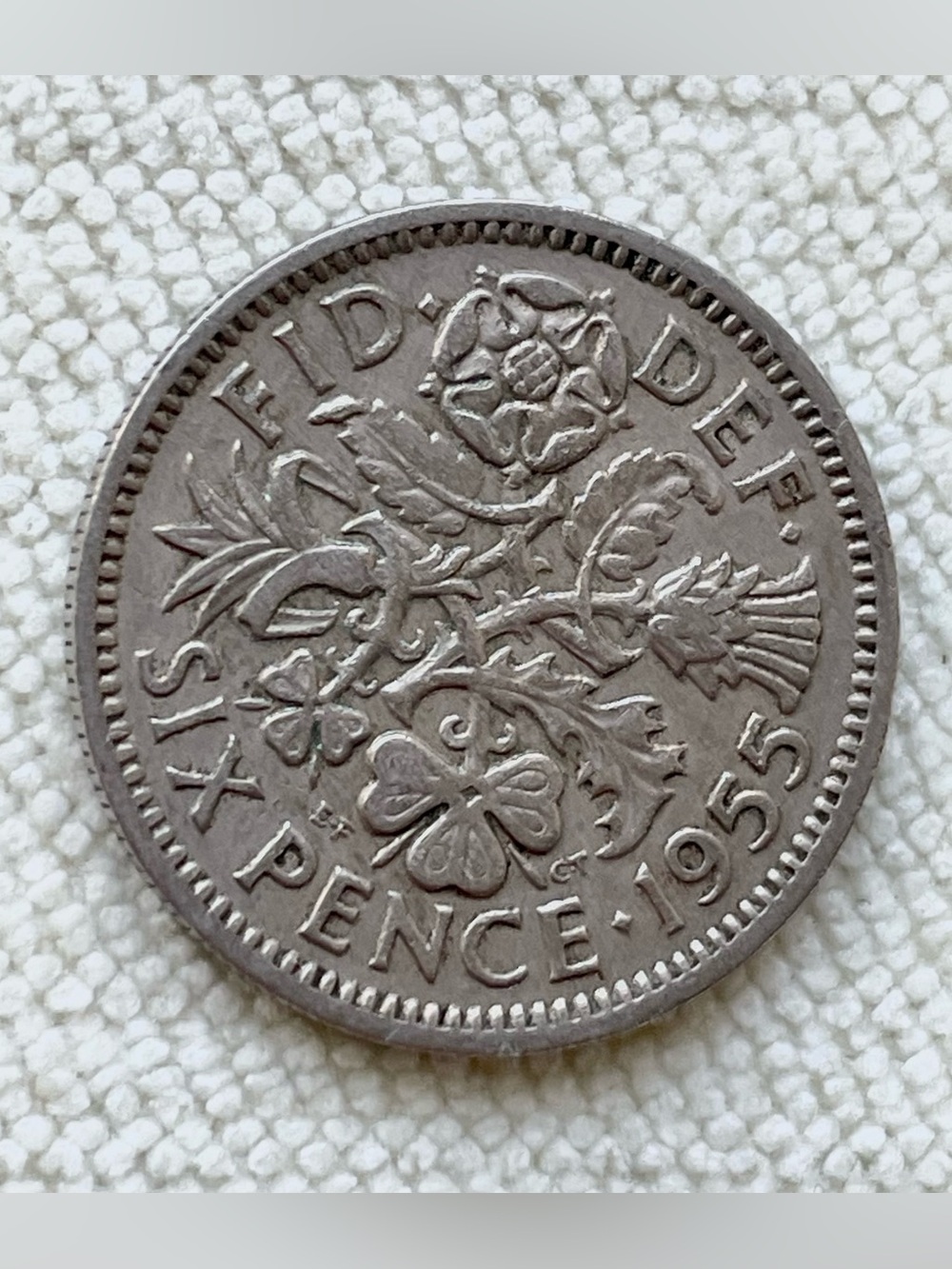WEDDING SIXPENCE FROM UK 🇬🇧 - LUCKY BRIDAL GIFT - WEDDING ANNIVERSARY